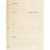Exacompta 220112e Pack of 25 Cardboard File Folder Without Flap Without Flap for Lawyers 25 X 32 Cm Ivory