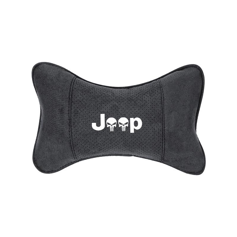 Car Headrest Memory Foam Neck Pillow Auto Accessories For Jeep Wrangler Grand Cherokee Compass Wagoneer Gladiator Avenger Willys AKT1