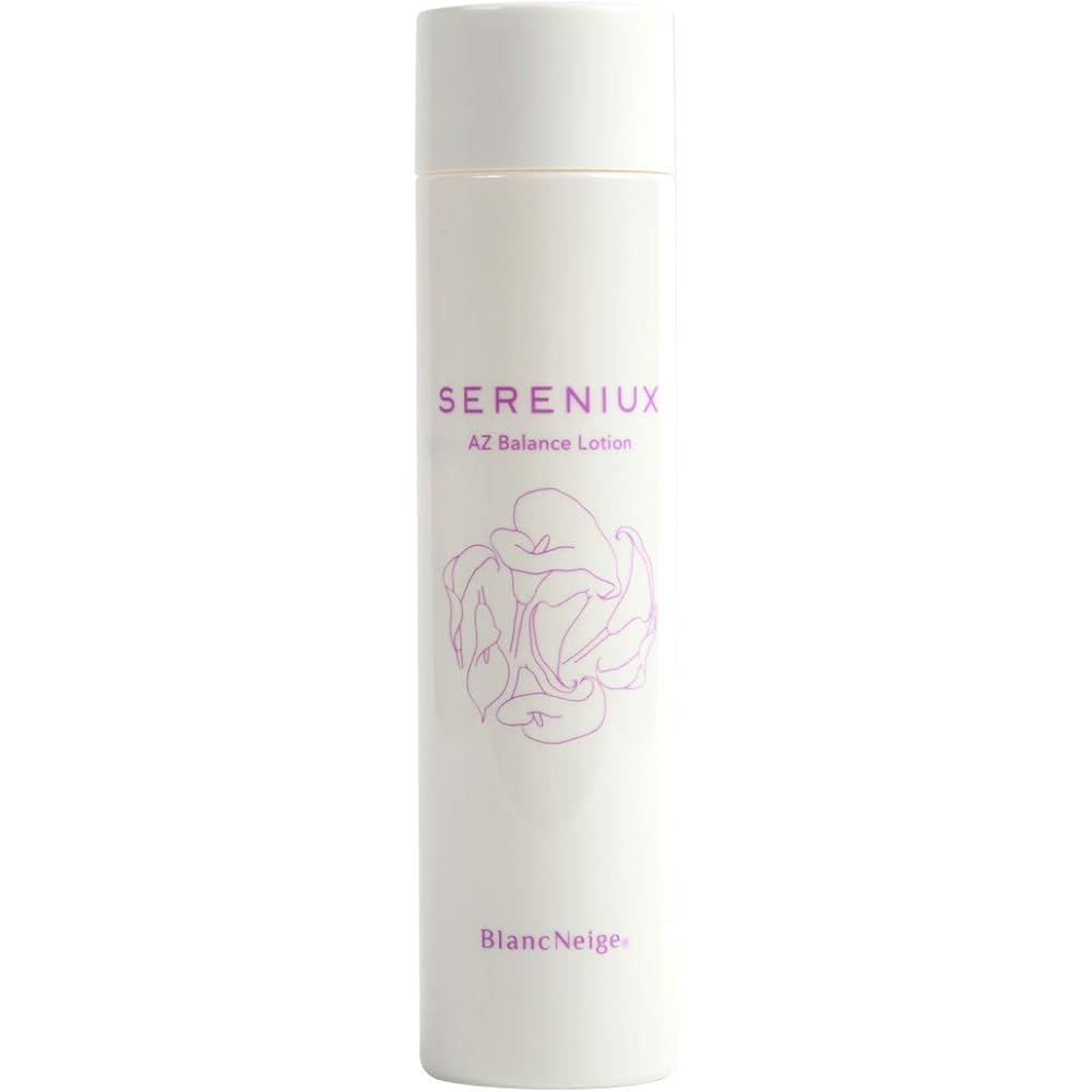 BlancNeige Serenu AZ Balance Lotion: For radiantly hydrated skin. This refreshing, penetrating lotion uses three-compartment electrolyzed water. 120mL