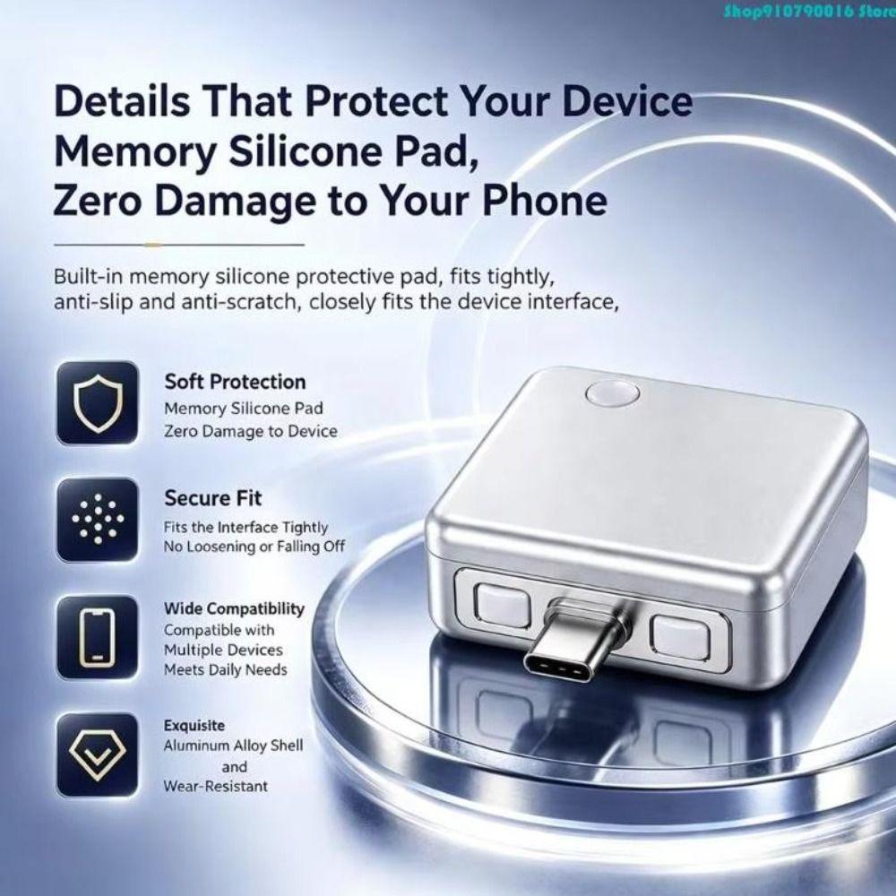 Auto Disconnect Auto Stop Charging Adapter Auto Power Off Type-C Automatic Power-off Charger Overcharge Protection