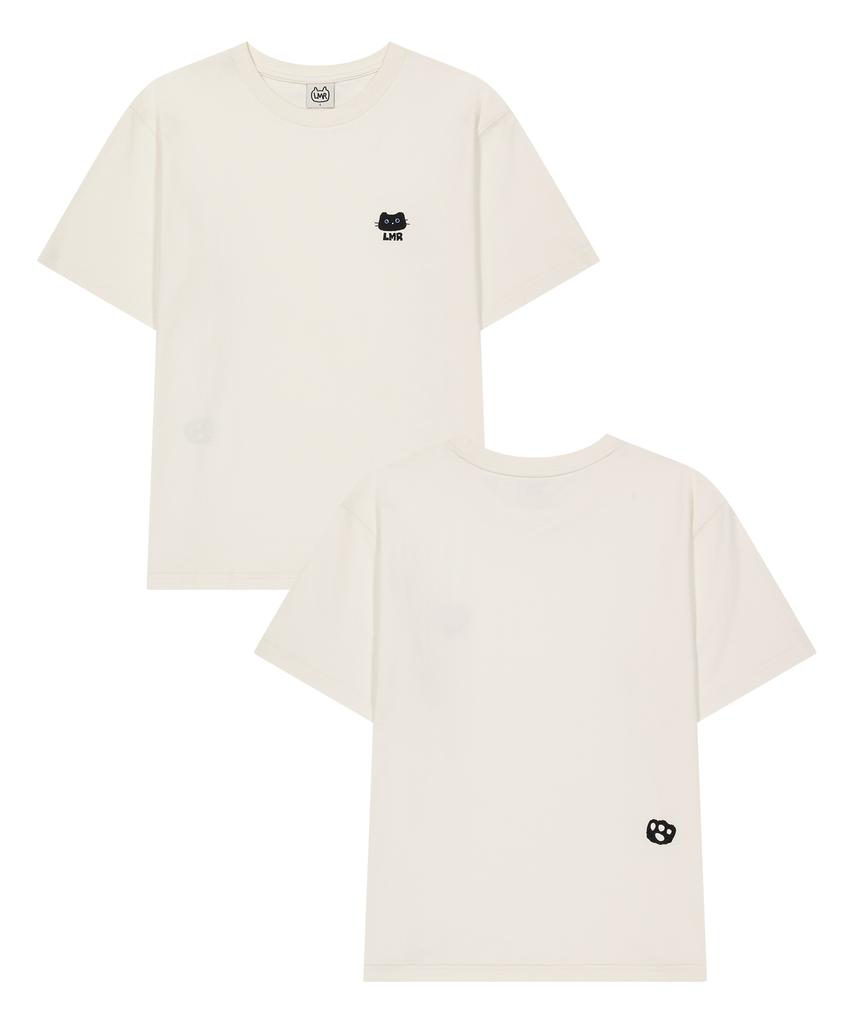 LMR Shangnyong'S Footprint T-Shirt Cream