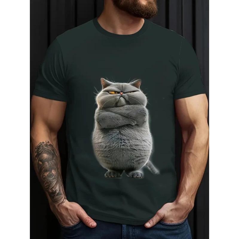 Funny Men T-Shirt Fashion 3D Penguin Print Casual O-Neck Quick-Dry Short Sleeve Tops Summer Street Trend Hip Hop Men's Tshirt