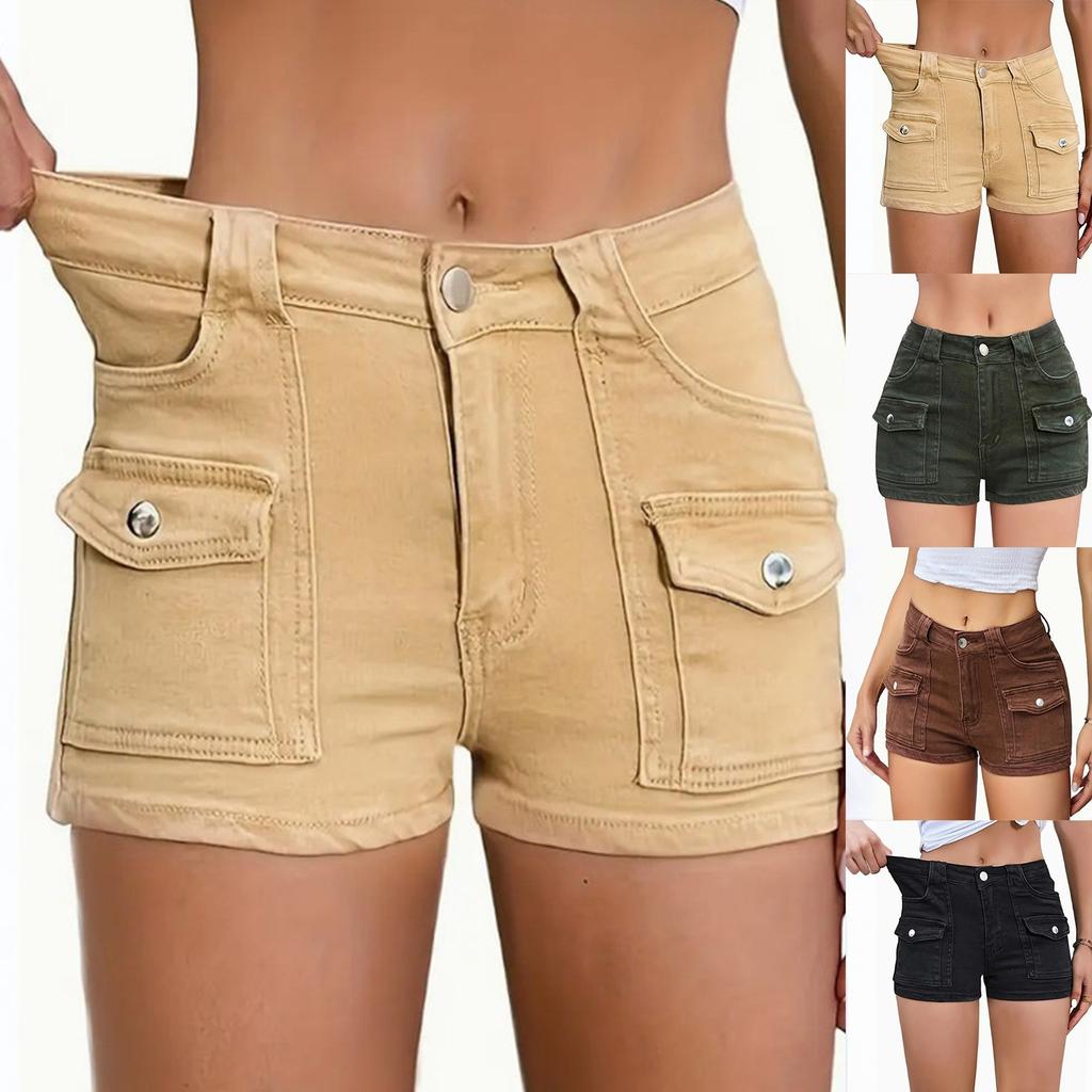 Women's Denim Classic Versatile High Waist Fashionable Shorts