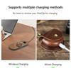 Vintage Genuine Leather Earphone Case With Hook For Huawei FreeClip Earbuds Cover Shockproof Protective Shell Headphone Sleeve