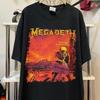 Megadeth Heavy Metal Rocková Kapela Tričko Vintage Cyberpunk Retro Pánské a Dámské Hip Hop Krátký Rukáv Příliv