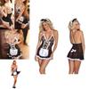Sexy Lace Lingerie French Maid Cosplay Costume Set Halloween Party Outfit