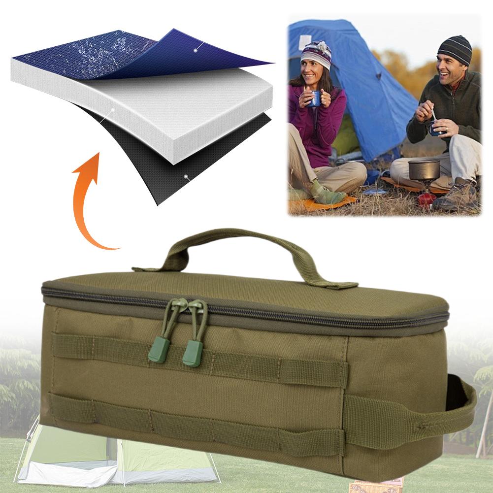 Camping Storage Bag Large Capacity Gas Canister Picnic Bag Multifunctional Gas Stove Canister Carry Bag for Outdoor Picnic Tool