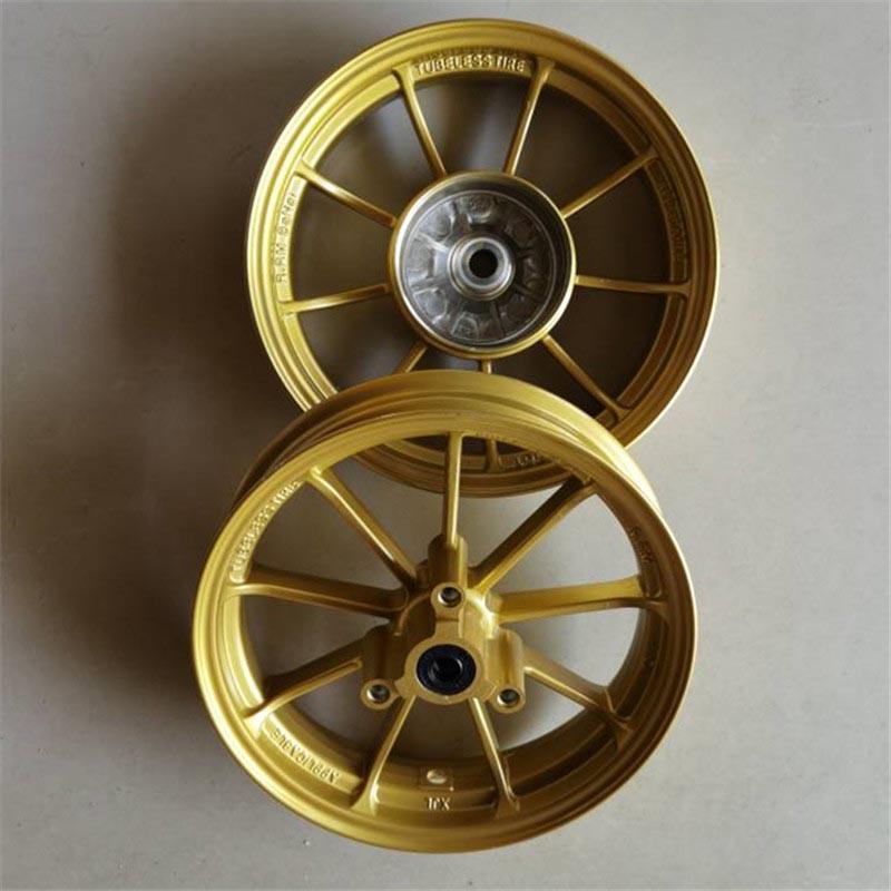 Motorcycle Modified Aluminum Alloy Front Back Wheels Rim Disc Brake For DIO18/28 ZX34/35/38/56 Z4 Motorcycle Wheel