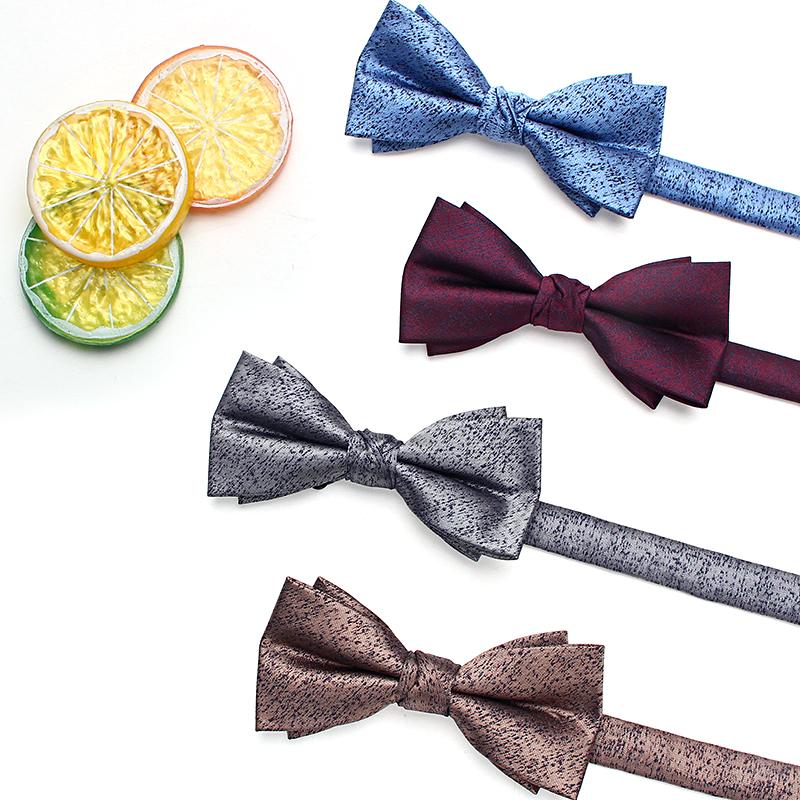 1PC High Quality Dark Pattern Performance Printed Floral Accessories Men's Bow Tie Handmade Casual