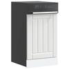 VidaXL Dishwasher Panel Lucca White Engineered Wood, Dishwasher Front Panel, Panel, Door Panel 853887