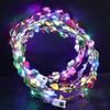 Birthday Party Hairband LED Light Glowing Wreath Wreath Headband Beach Headband Flower Crowns