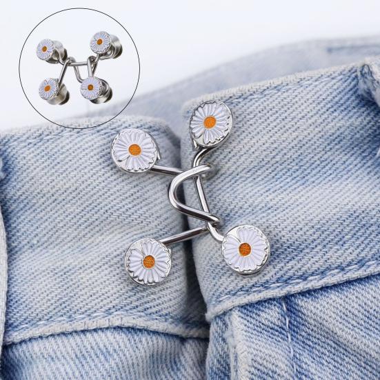 

Поясные пряжки без гвоздей, универсальная регулировка, унисекс, регулируемая многоразовая кнопка без гвоздей для покупок