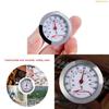 K1AE Mini-Thermometer 43mm Rundes Temperaturmessgerät -30 bis 60℃ Temperaturmesser