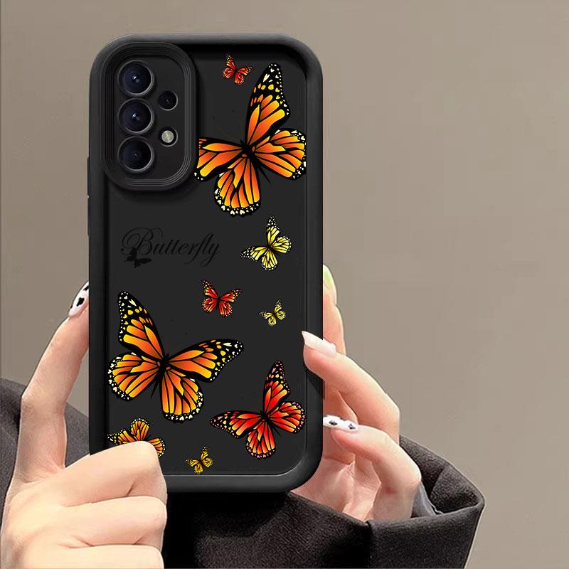 Beautiful Butterfly Case For Samsung Galaxy A55 5G Case A35 A13 A54 A53 A52 A34 A33 A32 A21S A14 A23 A24 A12 A51 A71 Phone Cover