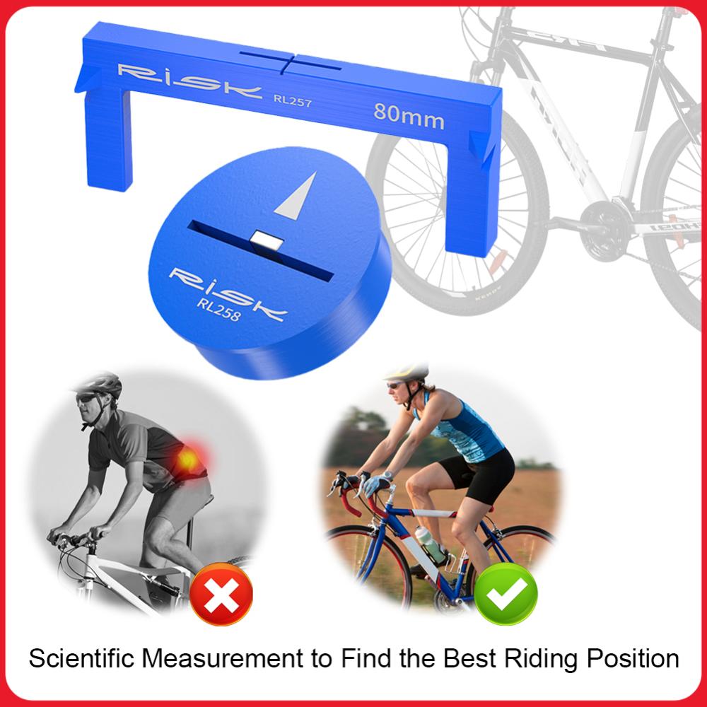 Bike Seat Height Measuring Tool BB Center Positioning Parts Bicycle Seat Cushion Measurement Auxiliary Tool Bike Accessories