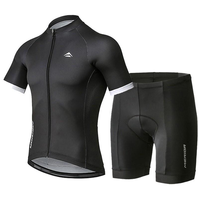 Men Women Cycling Jersey Shorts Set Quick Dry Breathable Bike Riding Outfit Road Mountain Biking
