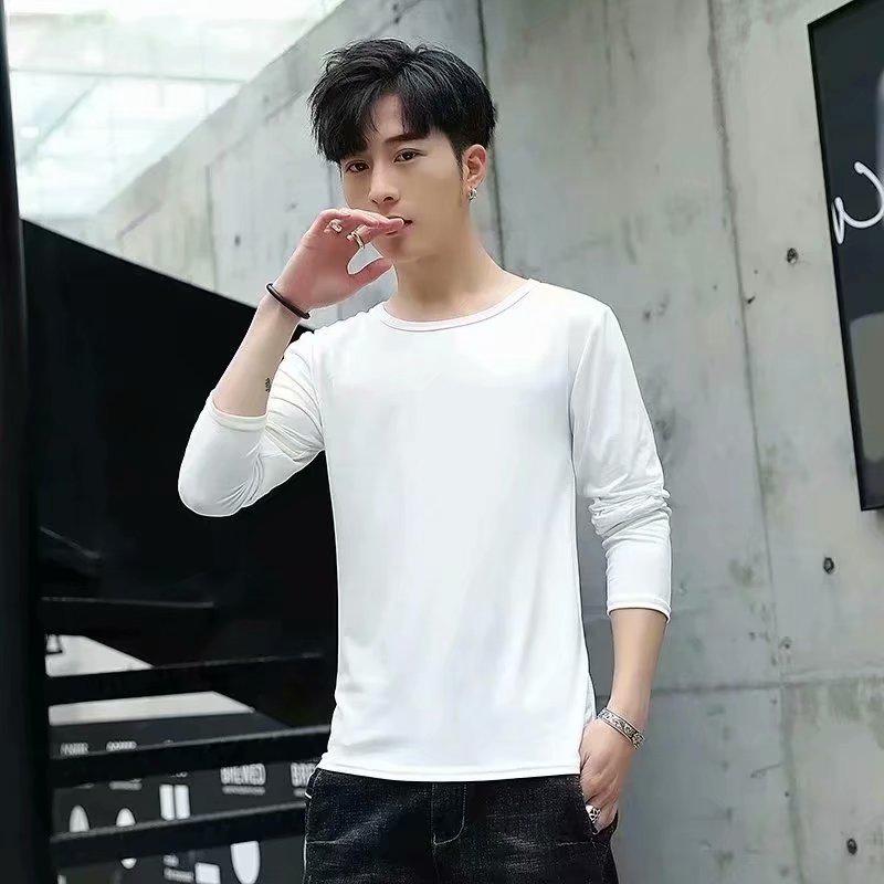 Мужская футболка осень 2022 года с длинными рукавами, поддельная, из двух частей, свободная, трендовая XXXL