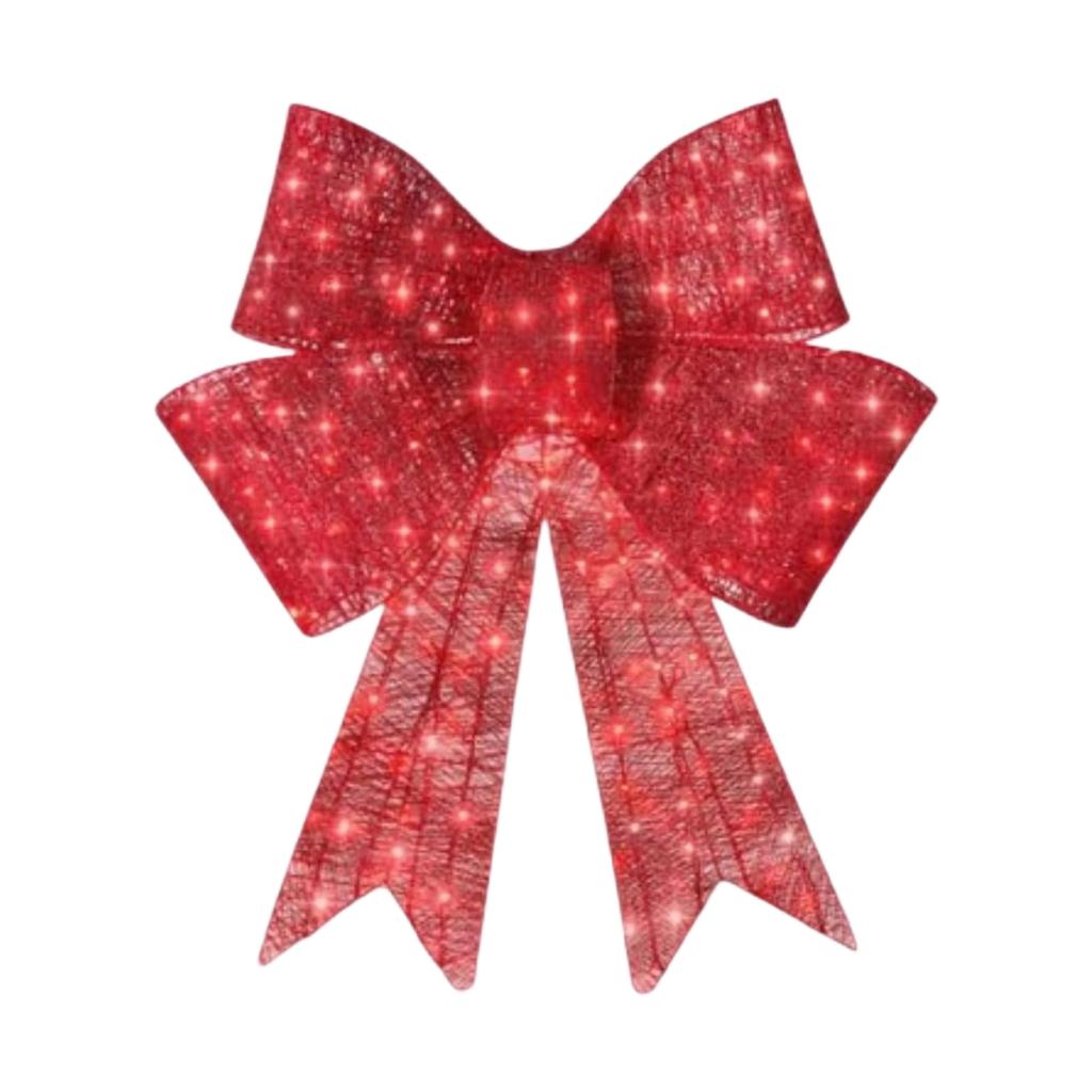 Christmas Bow, Large Outdoor LED Lighting, Holiday Decoration
