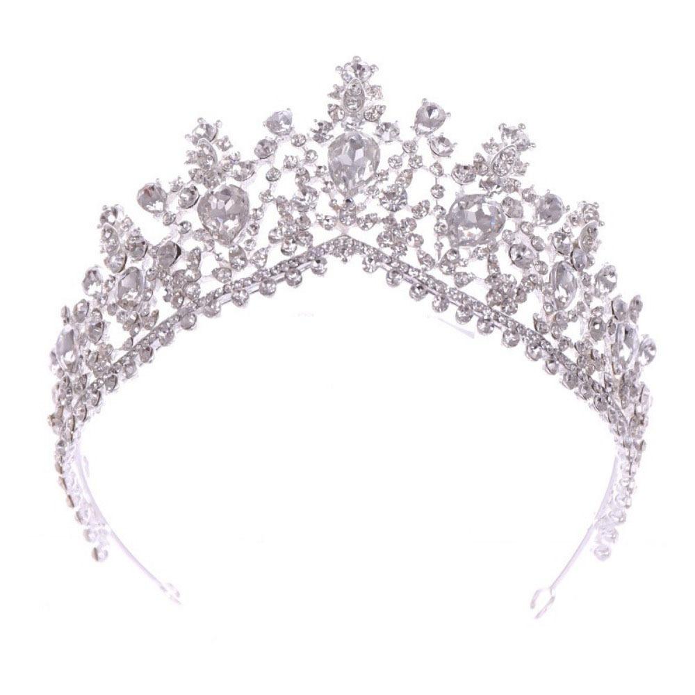 Vintage Style Rhinestone Bridal Crown Shiny Wedding Tiaras Headwear Bridal Tiara  Prom Event