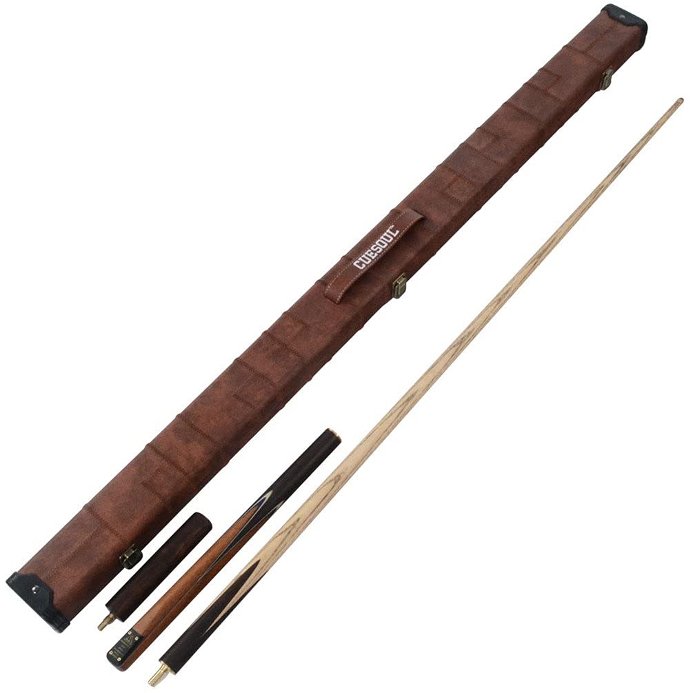Black Scorpion Cuesoul 57", Rosewood, Handmade 3/4 Piece Snooker Cue + Black Cue Case + Cue Extension (CSSC006-88)