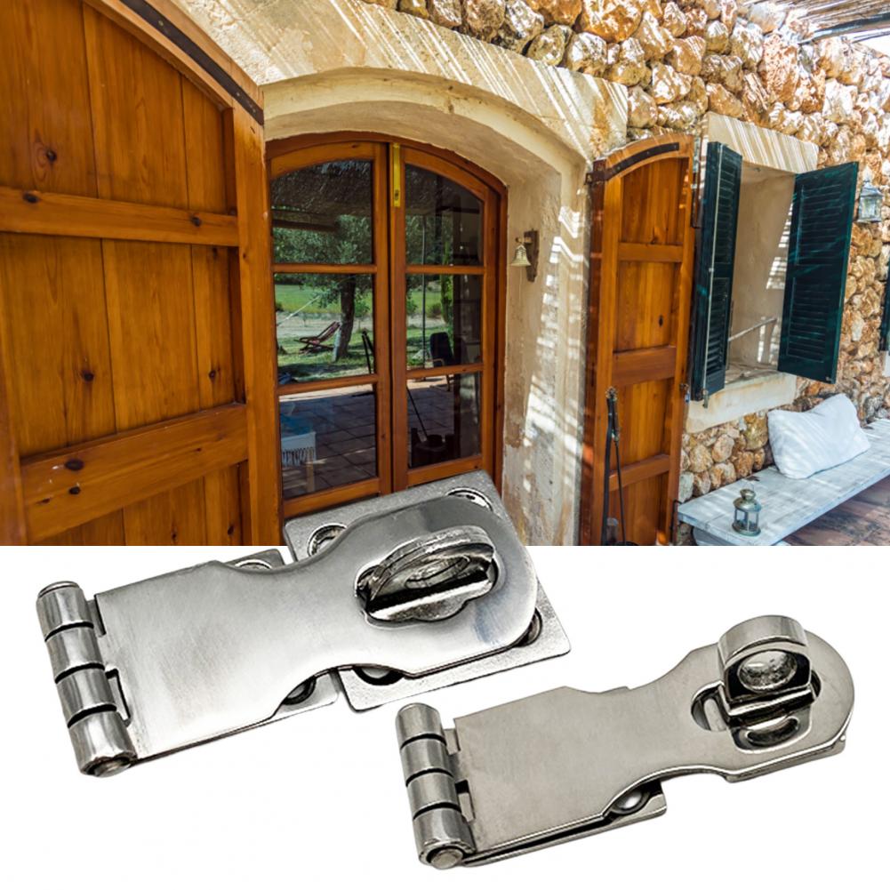 Great Door Safety Hasp Simple Installation Practical Boat Safety Hasp Boat Safety Padlock Hasp Accessory