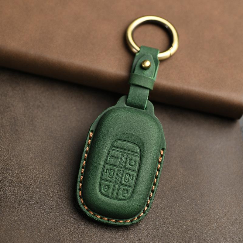 

Retro Old Style Handmade Real Cowhide Car Key Cover for Honda Case
