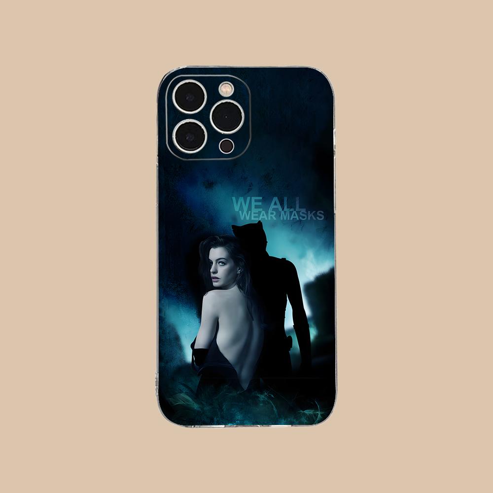 Anne Hathaway Mobile Phone Case for iPhone 17 16 15 14 13 12 11 X XR XS Air Pro Max Plus Mini Clear Colorful Cover Cover Pretty