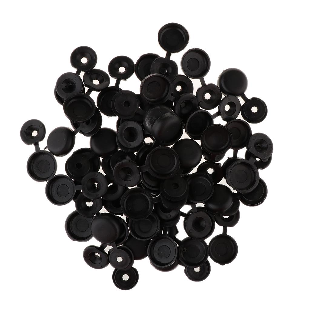 

Винтовая крышка, заглушка для отверстия, мебельная петля, 50 шт., черная