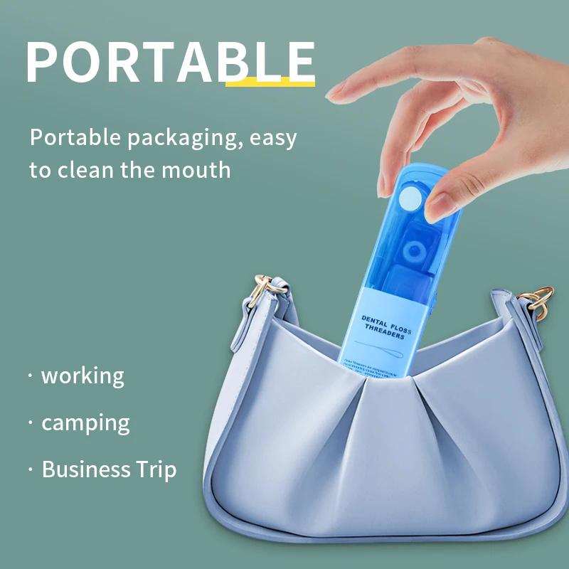Care Interdental Brush Set 8Pcs Cleaning Kit for Braces Teeth Easy Oral Cleaning at Home and Outdoors