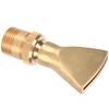 Brass Narrow Fan Jet Water Fountain Nozzle Spray Head Adjustable Pond Sprinkler(G1 2 Female Thread G3 4 Male Thread )