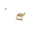 Brass Camel Miniature Tea Pet Figurine for Year Resin Animal Statue Cute Decoration Bedroom