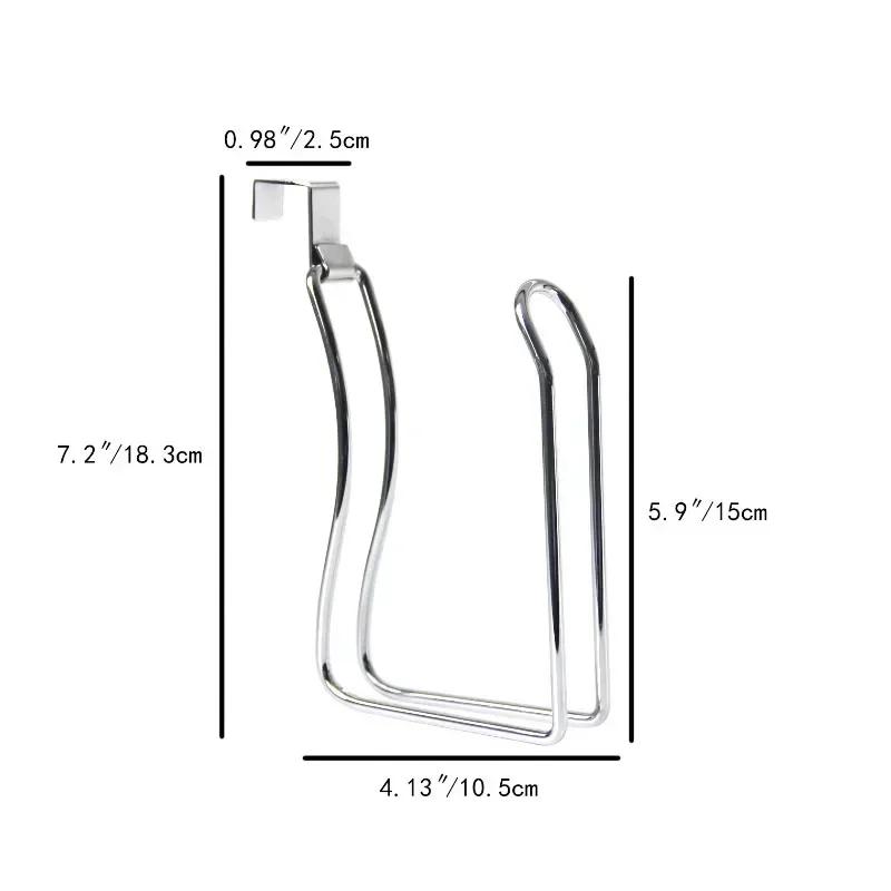 Suport pentru hârtie igienică Suport autoadeziv pe perete, fără perforare, distribuitor de role pentru prosoape de bucătărie pentru baie