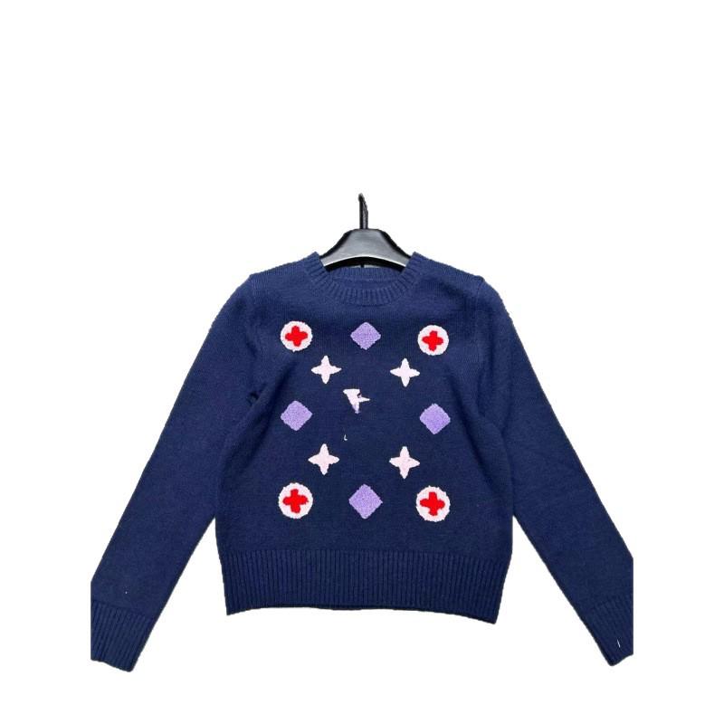 L Brand Autumn/Winter 2026 3D Embroidered Knit Top - Sweet Girly Style