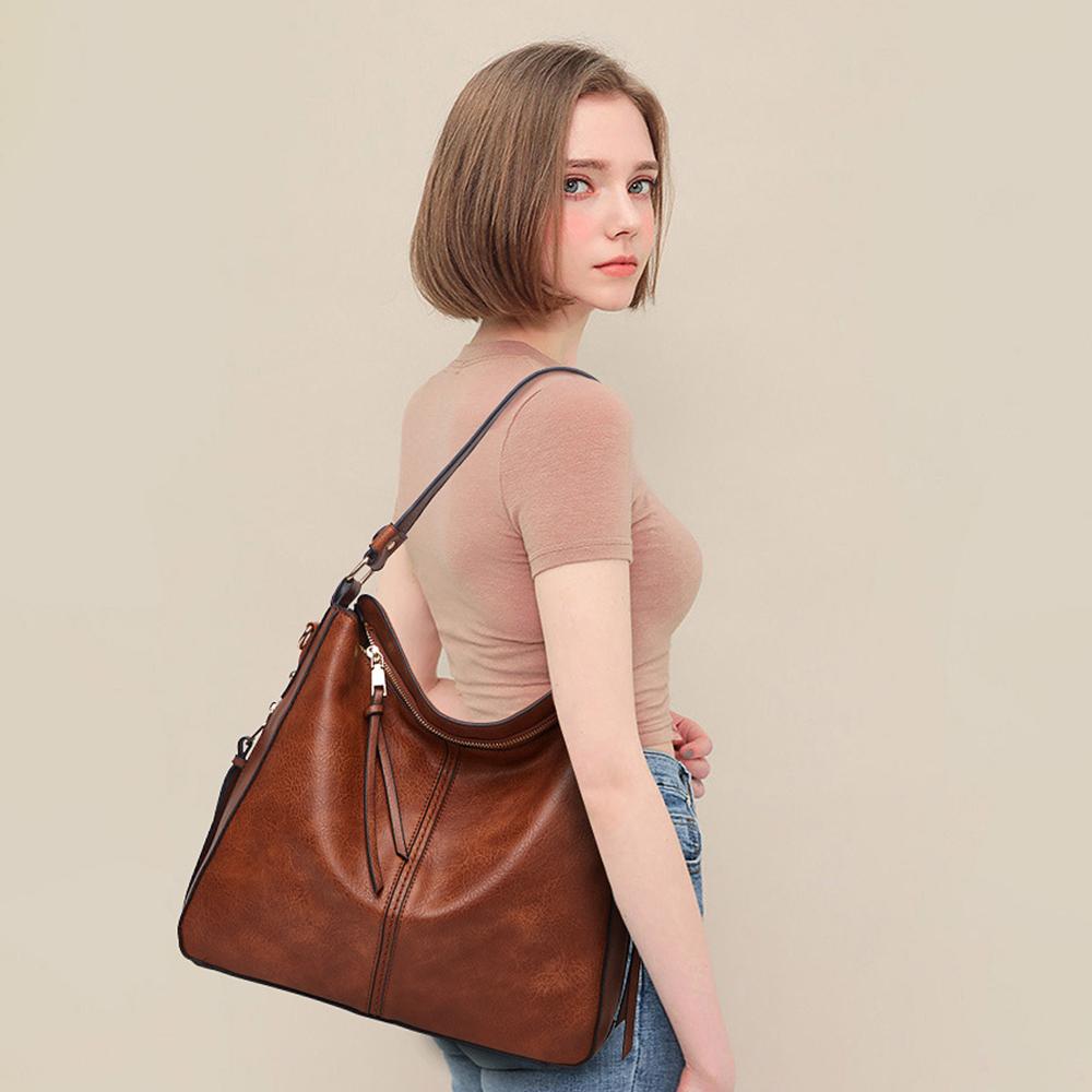Bag Women's New Summer European and American Fashion Retro One Shoulder Oblique Straddle Tote Bags Women's Bag