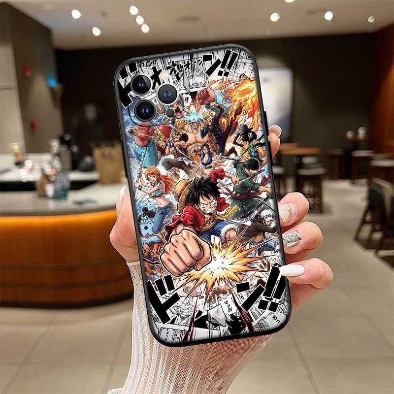 One Piece Luffy Zoro Phone Case for Motorola Edge 60 60s 70 G86 G56 G54 E14 G04S G45 G54 G64 X30 X40 X50 S30 S50 Pro Power Tylus