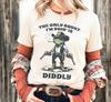 The Only Squat Im Doin Is Diddly Cowboy Frog Western Humor T-Shirt
