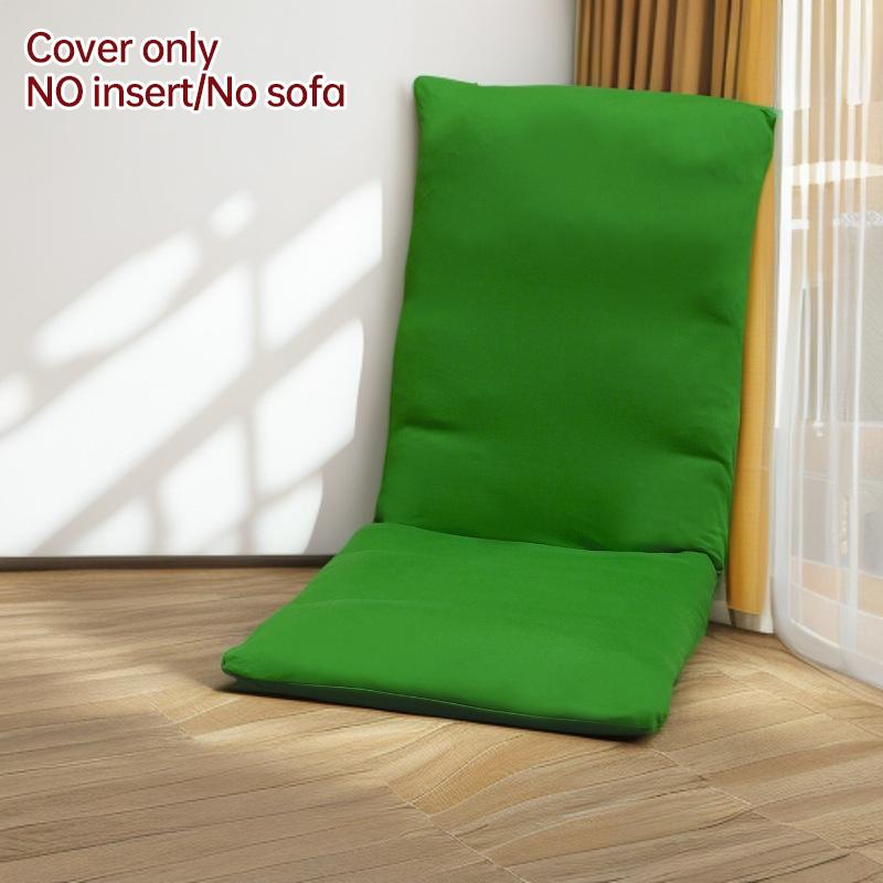 Folding Tatami Seat Cover Single Floor Bed Sofa Slipcover Household Foldable Relax Lounge Recliner Slipcover (Only Cover )