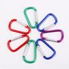 10/50Pcs Carabiner Keychain Alluminum D-ring Buckle Spring Carabiner Snap Hook Clip Keychains Outdoor Camping Daily Use Tool