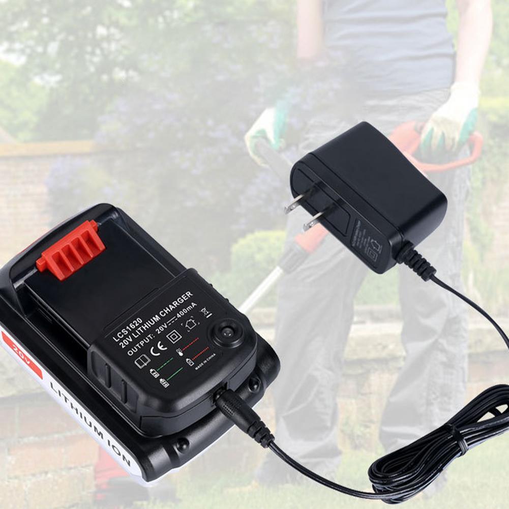 Li-ion Battery Charger Fast Charge For Black&Decker 20V LBXR20 LBXR20-OPE LB20 Electric Drill Screwdriver Battery Accessory