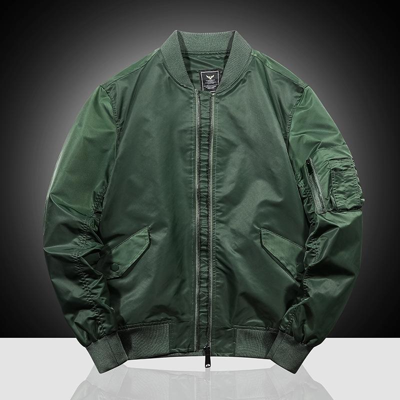 Herbst Luftwaffe Fliegerjacke Herren Bestickte Baseballjacke Jacke Arbeitsjacke