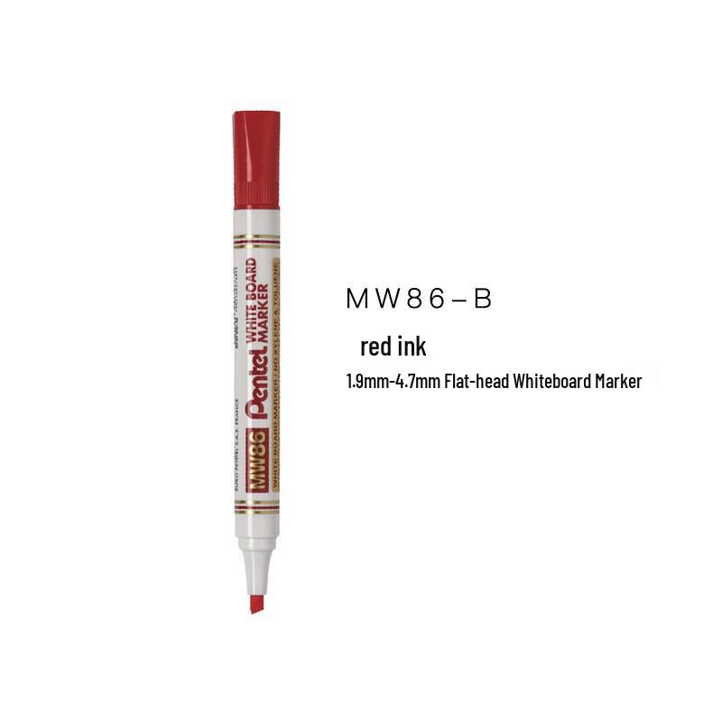 Маркеры для доски Pentel MW85 с круглым наконечником и MW86 с квадратным наконечником, большой емкости, стираемые