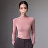 Machine Washable Slim-Fit Merino Wool Sweater with Half-High Neck.