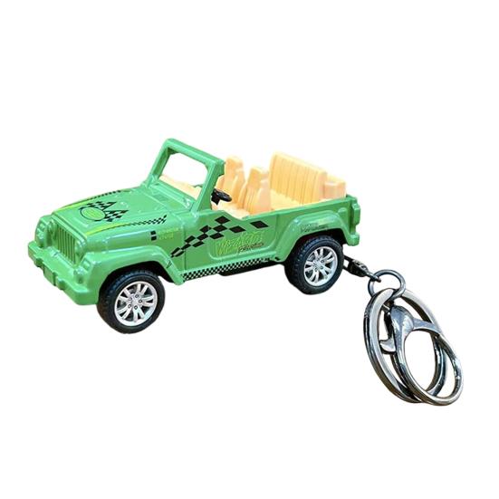 

Keychain Pendant Pull Back Pickup Truck Design Key Chain Stress Relief Toy Firm Keychain Attachment Schoolbag Accessory зелёный