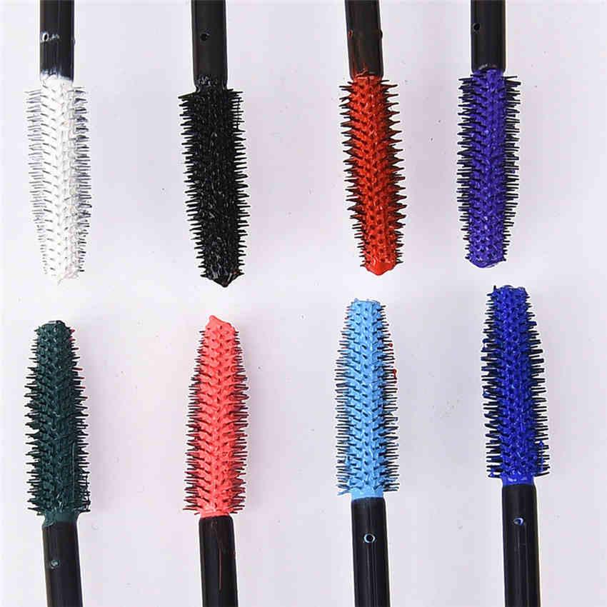 Women Mascara Charm Thick Curly Waterproof Eyelashes Cream Dye Eyebrow Brush Makeup Tools