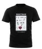 IT'S ALWAYS SUNNY IN PHILADELPHIA NIGHTMAN NOTE LYRICS T-SHIRT UOMO E DONNA