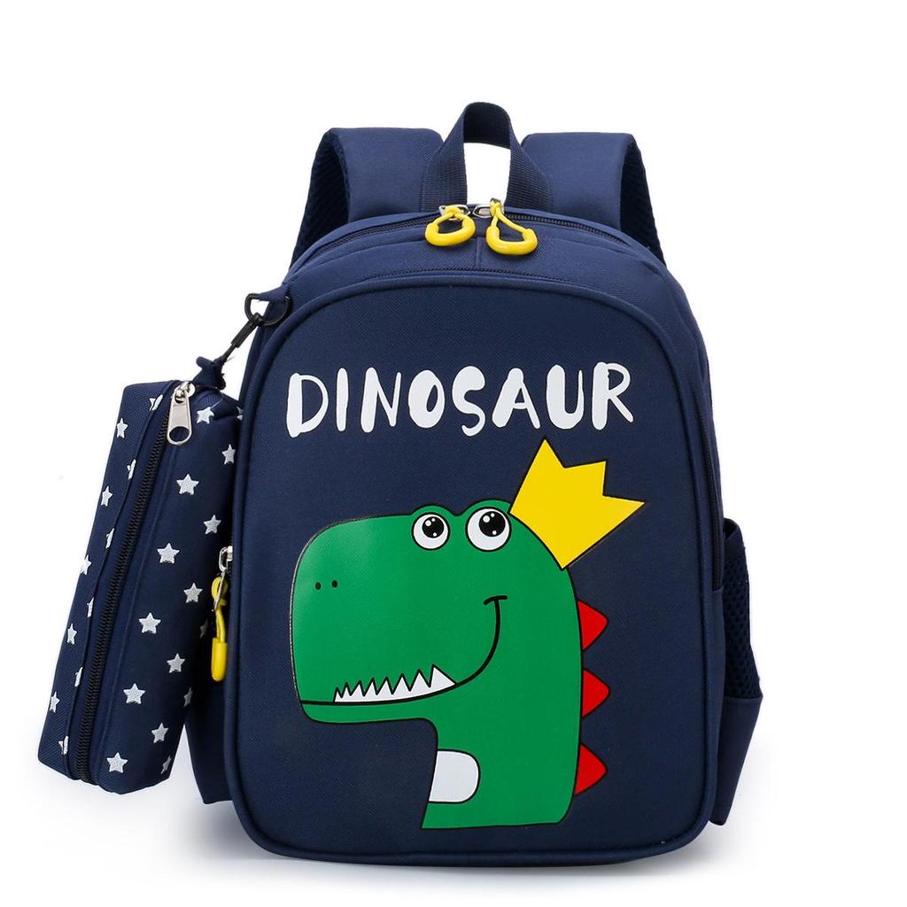 Kids' Cartoon Print Lightweight Backpack with Spine Protection - Ideal for Kindergarten To Elementary School