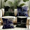 Housse de coussin Harry WinstonS Coussin réversible en peluche Housse d'oreiller Douce Moelleuse Décoration d'intérieur pour Canapé Chambre