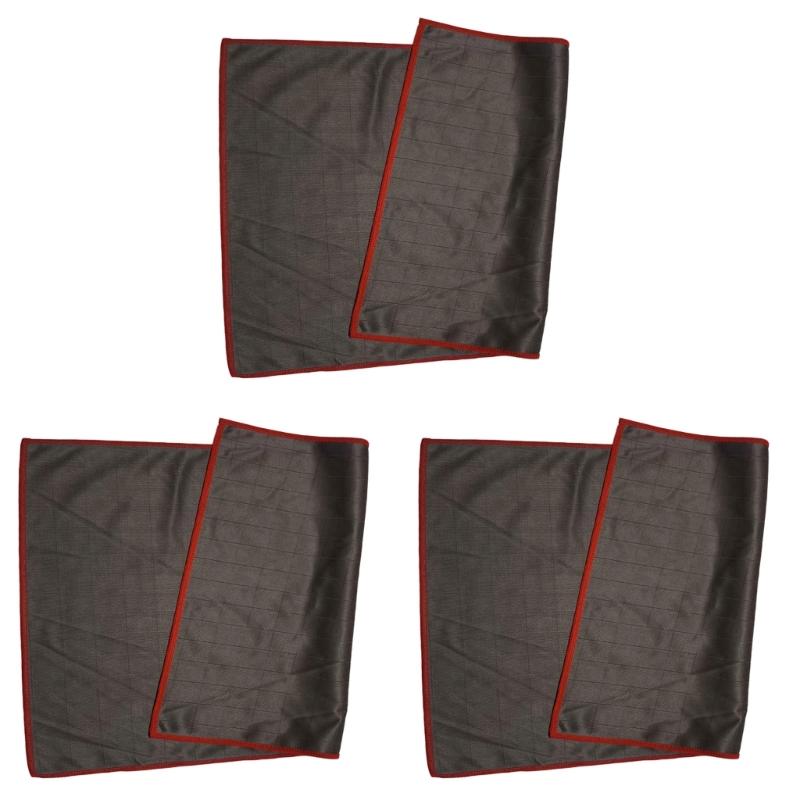 

Set of 3 No Streak Carbon Fiber Cleaning Towel Multipurpose Use On Automotive Window Countertops Polishing Cloth