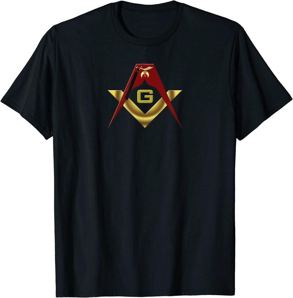 

Masonic Emblem Shriner TShirt 100 Cotton ONeck Summer Short Sleeve Casual Mens Tshirt Size S3XL S