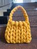 Icelandic Wool DIY Chunky Knit Korean-Style Tote Bag